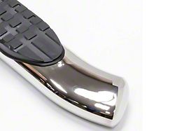 Pro Traxx 4-Inch Oval Side Step Bars; Stainless Steel (07-18 Jeep Wrangler JK 4-Door)