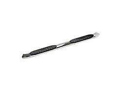 Pro Traxx 5-Inch Oval Side Step Bars; Stainless Steel (05-23 Tacoma Double Cab)