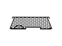 EXP Truck Cap Rear Window Protector Add-On; Black