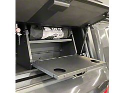 EXP Truck Cap Storage Box Shelf/Table Kit Add-On; Black