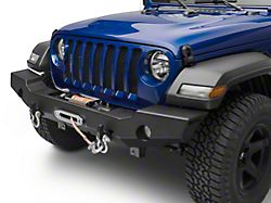 WJ2 Full Width Front Bumper; Textured Black (18-25 Jeep Wrangler JL)
