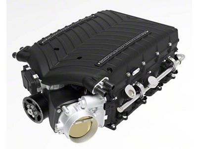 Whipple Gen 5x 3.0L Intercooled Supercharger Kit; Black; Stage 2 (18-21 Jeep Grand Cherokee WK2 Trackhawk)