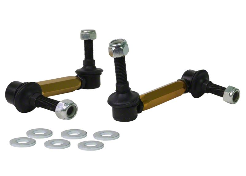 Freedom Off-Road Extended Front Sway Bar End Links – Fits 03-24 Toyota 4Runner & Tacoma With 2-4 Inch Lift, Zinc-Plated Steel, FO-T40220F-ZN