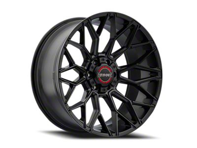 Wicked Offroad W934 Satin Black 6-Lug Wheel; 22x10; -19mm Offset (25-26 4Runner)