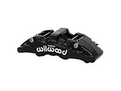 Wilwood AeroDM Forged Six Piston Front Brake Caliper; Driver Side; Black (20-25 Jeep Gladiator JT)