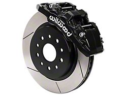 Wilwood AERO6-DM Front Big Brake Kit with 13.38-Inch Slotted Rotors; Black Calipers (18-26 Jeep Wrangler JL)