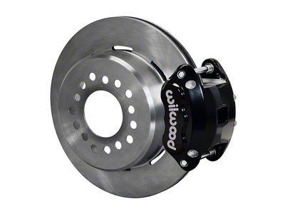 Wilwood D154 Rear Parking Brake Kit with 12.19-Inch Undrilled Rotors; Black (97-02 Jeep Wrangler TJ)