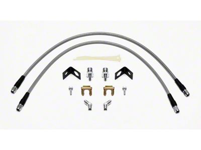 Wilwood Flexline Brake Line Kit; Front (82-89 Jeep CJ7 & Wrangler YJ)