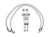 Wilwood Flexline Brake Line Kit; Front (18-25 Jeep Wrangler JL)