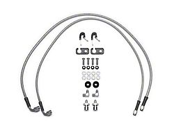 Wilwood Flexline Brake Line Kit; Front (18-25 Jeep Wrangler JL)