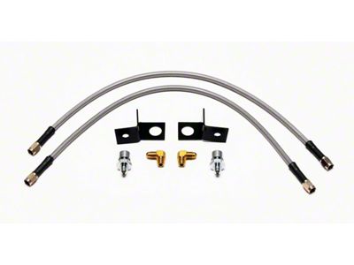 Wilwood Flexline Brake Line Kit; Rear (07-18 Jeep Wrangler JK)