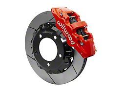 Wilwood AERO6 Front Big Brake Kit with 14.25-Inch Slotted Rotors; Red Calipers (07-15 Tundra)