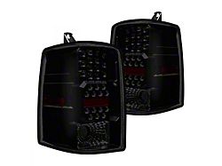 LED Tail Lights; Black Housing; Smoked Lens (93-98 Jeep Grand Cherokee ZJ)