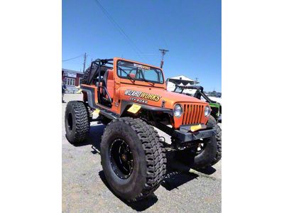Wizard Works Offroad Stubby Front Bumper; Bare Steel (97-06 Jeep Wrangler TJ)