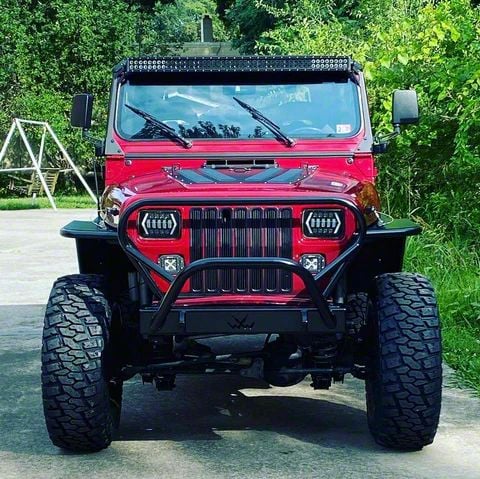 Wizard Works Offroad Jeep Wrangler Stubby Front Bumper with