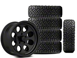 17x9 TYPE 171 & 33in NITTO All-Terrain Ridge Grappler A/T Tire Package; Set of 5 (18-26 Jeep Wrangler JL)