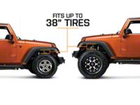 Performance Accessories Body Lift Kit 12+ Jeep Wrangler JK/JKU 1
