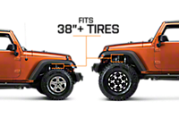 Performance Accessories Body Lift Kit 12+ Jeep Wrangler JK/JKU 2 Performance Accessories Body Lift Kit 12+ Jeep Wrangler JK/JKU 2