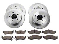 Detroit Axle - Front Brake Rotors Replacement For 2007-2017 Jeep Wrangler JK Drilled And Slotted Brakes Rotor: 11.89" Inch Rotors