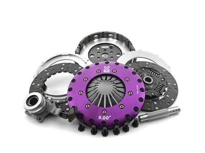 X-Clutch Stage 2 Single Sprung Ceramic Disc Clutch Kit with Chromoly Flywheel; 24-Spline (05-19 4.0L Frontier)