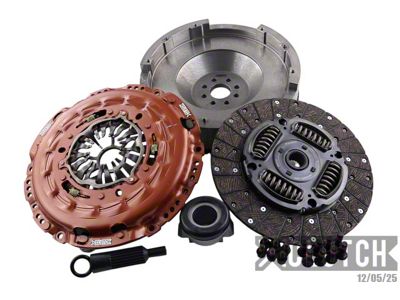 X-Clutch Stage 1 Single Sprung Organic Disc Clutch Kit with Flywheel and Hydraulic Release Bearing; 21-Spline (20-25 3.6L Jeep Gladiator JT)