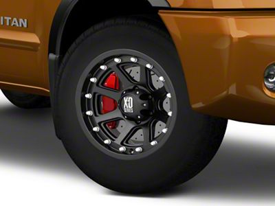 XD Addict Matte Black 6-Lug Wheel; 18x9; 18mm Offset (04-15 Titan)