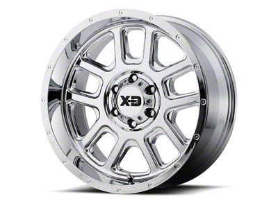 XD Delta Chrome 6-Lug Wheel; 20x12; -44mm Offset (04-15 Titan)