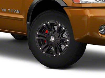 XD Monster II Matte Black 6-Lug Wheel; 18x10; -24mm Offset (04-15 Titan)