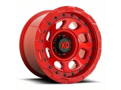 XD Storm Candy Red 6-Lug Wheel; 20x10; -18mm Offset (04-15 Titan)