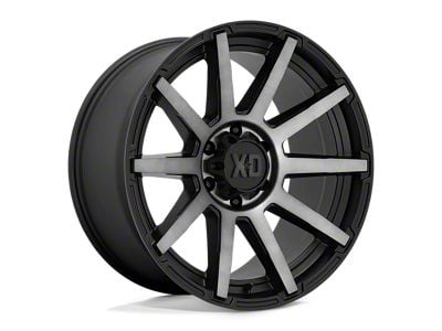 XD Outbreak Satin Black with Gray Tint 6-Lug Wheel; 17x8; 35mm Offset (05-21 Frontier)