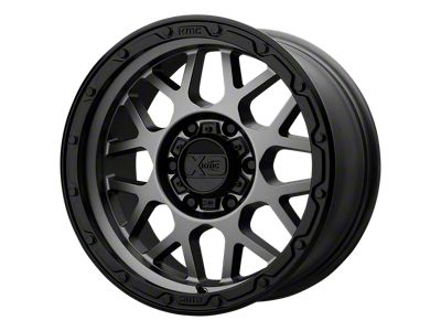 XD Grenade OR Matte Gray with Matte Black Lip 6-Lug Wheel; 16x8; -6mm Offset (05-15 Tacoma)