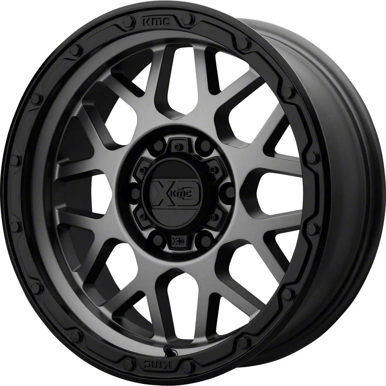 XD Tacoma Grenade OR Matte Gray 6-Lug Wheel; 17x9; -12mm Offset ...