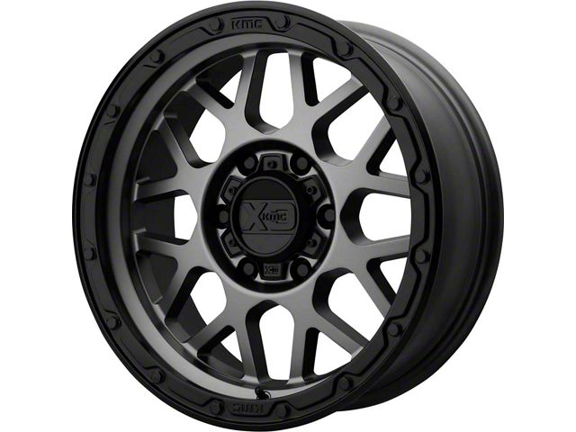 XD Tacoma Grenade OR Matte Gray 6-Lug Wheel; 17x9; -12mm Offset ...