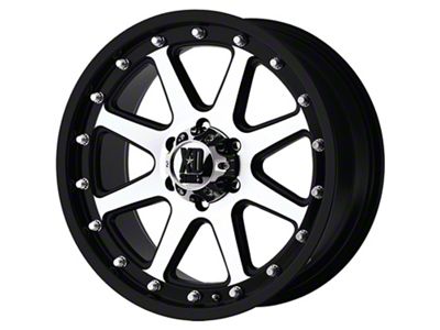 XD Addict Matte Black Machined 5-Lug Wheel; 20x9; 18mm Offset (07-13 Tundra)