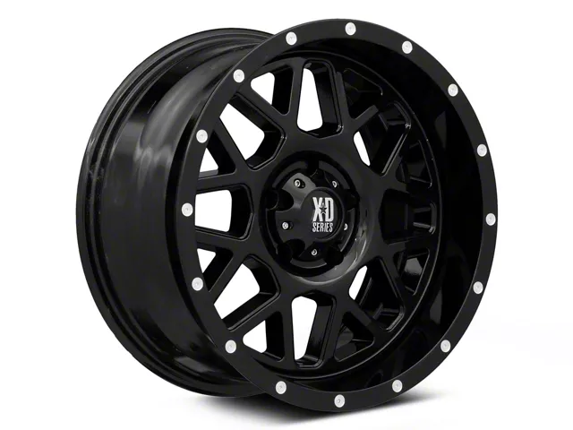 XD Tundra Grenade Gloss Black 5-Lug Wheel; 18x9; 18mm Offset ...