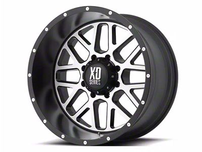 XD Grenade Satin Black Machined 5-Lug Wheel; 20x9; 0mm Offset (07-13 Tundra)