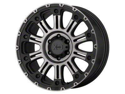 XD Hoss II Satin Black Machined with Gray Tint 5-Lug Wheel; 20x9; 18mm Offset (07-13 Tundra)