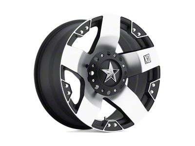 XD Rockstar Matte Black Machined 5-Lug Wheel; 20x8.5; 50mm Offset (07-13 Tundra)