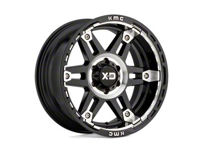 XD Spy II Gloss Black Machined 5-Lug Wheel; 20x9; 18mm Offset (07-13 Tundra)