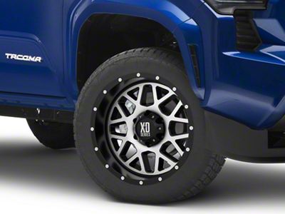 XD Grenade Satin Black Machined 6-Lug Wheel; 20x9; 18mm Offset (24-25 Tacoma)