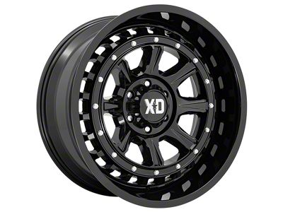 XD Outlander Gloss Black 6-Lug Wheel; 20x10; -18mm Offset (24-25 Tacoma)