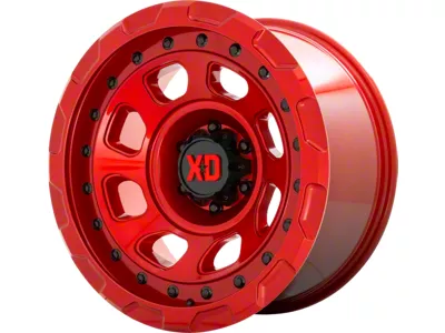XD Storm Candy Red 6-Lug Wheel; 17x9; 0mm Offset (24-25 Tacoma)