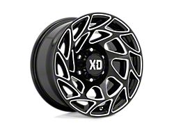 XD Onslaught Gloss Black Milled 6-Lug Wheel; 20x9; 0mm Offset (25-26 4Runner)