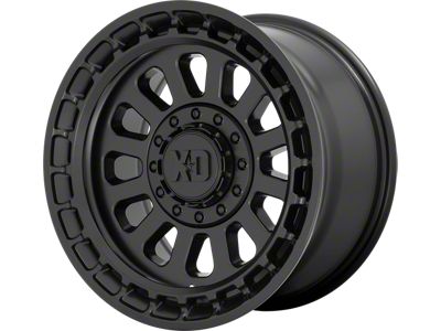 XD Omega Satin Black 6-Lug Wheel; 17x9; -12mm Offset (10-24 4Runner)