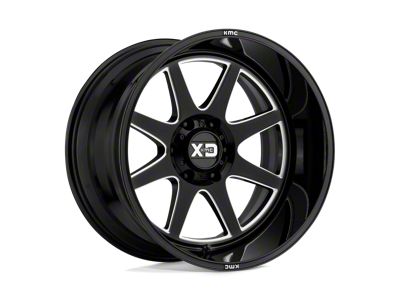 XD Pike Gloss Black Milled 6-Lug Wheel; 20x10; -18mm Offset (10-24 4Runner)