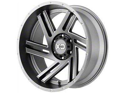 XD Swipe Satin Gray Milled 6-Lug Wheel; 18x9; 0mm Offset (03-09 4Runner)