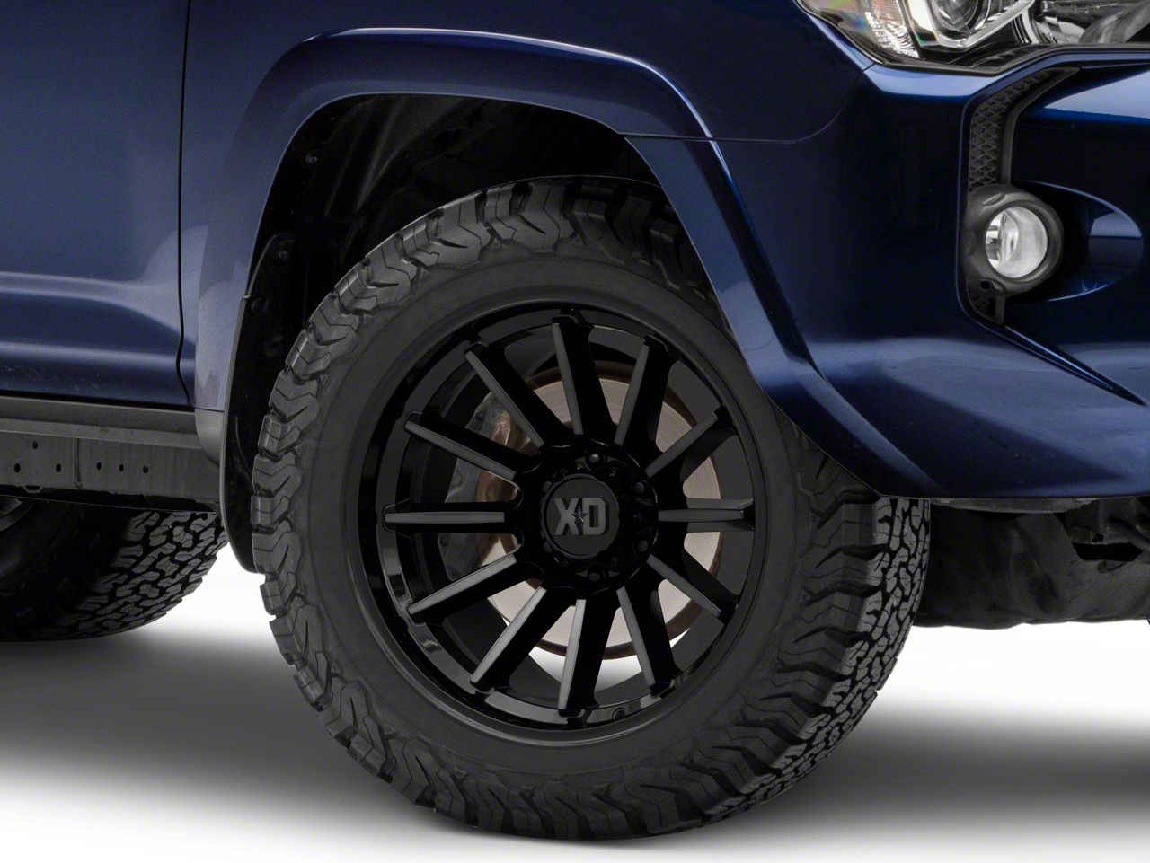 XD Toyota 4-Runner XD855 Gloss Black Machined with Gray Tint 6-Lug ...