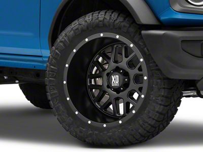 XD Grenade Satin Black 6-Lug Wheel; 20x9; 0mm Offset (21-25 Bronco, Excluding Raptor)