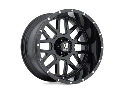 XD Grenade Satin Black 6-Lug Wheel; 20x10; -24mm Offset (22-25 Bronco Raptor)