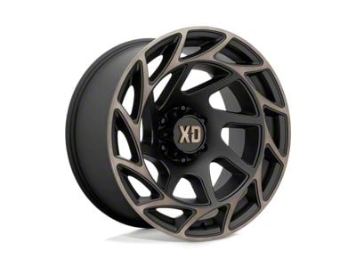 XD Onslaught Satin Black with Bronze Tint 6-Lug Wheel; 20x10; -18mm Offset (21-25 Bronco, Excluding Raptor)